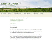 Tablet Screenshot of kirche-im-gruenen.de
